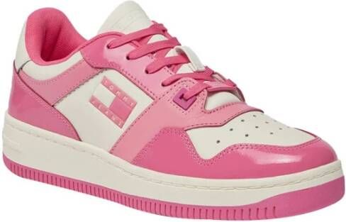 Tommy Hilfiger Roze Sneakers voor Vrouwen Pink Dames