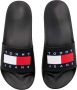 TOMMY JEANS Badslippers POOL SLIDE ESS zomerschoen badschoens slippers met opvallende logo-vlag - Thumbnail 28