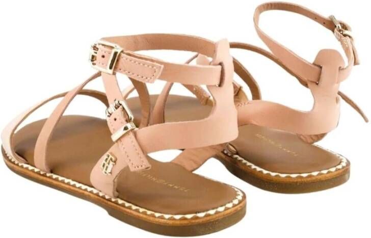 Tommy Hilfiger Sandalen Fop0F05733 TK Brown Dames