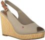Tommy Hilfiger Sandaaltjes ICONIC ELBA SLING BACK WEDGE zomerschoen sandaal keilhak met jute bekleding - Thumbnail 12