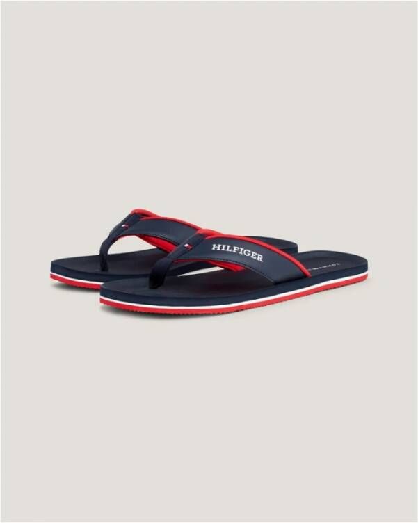 Tommy Hilfiger Sandals Black Blue Heren