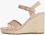 Tommy Hilfiger Satijnen Espadrille Sandalen met Sleehak - Thumbnail 2