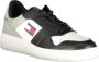 Tommy Hilfiger Zwarte Polyester Sneaker met Contrastdetails Multicolor Heren - Thumbnail 6