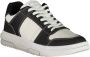 Tommy Hilfiger Zwarte Polyester Sneaker met Veters Contrastdetails Logo Black Heren - Thumbnail 4