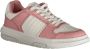 Tommy Hilfiger Sportieve Vetersneakers Roze Contrast Logo Pink Dames - Thumbnail 4