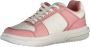 Tommy Hilfiger Sportieve Vetersneakers Roze Contrast Logo Pink Dames - Thumbnail 5