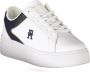 Tommy Hilfiger Plateausneakers TH PLATFORM COURT SNEAKER met contrastafwerking vrijetijdsschoen halve schoen veterschoen - Thumbnail 5