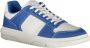 Tommy Hilfiger Witte polyester sneakers met veters contrastdetails logo Blue Heren - Thumbnail 3