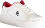 Tommy Hilfiger Plateausneakers TH PLATFORM COURT SNEAKER NBK vrijetijdsschoen lage schoen veterschoen met logo in het plateau - Thumbnail 4