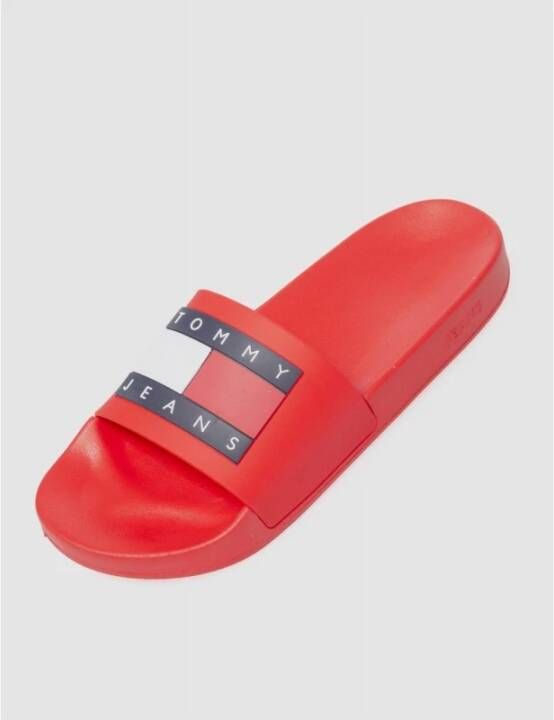 Tommy Hilfiger Sliders Rood Heren