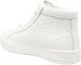 Tommy Hilfiger Beige Leren High Top Sneakers Beige Dames - Thumbnail 6