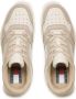 Tommy Jeans Leren Basket Sneakers voor Mannen Beige Heren - Thumbnail 9