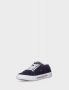 Tommy Jeans Blauwe Canvas Sneakers Core Corporate Black Dames - Thumbnail 12