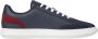 Tommy Hilfiger Blauwe Leren Sneakers voor Mannen Blue Heren - Thumbnail 3