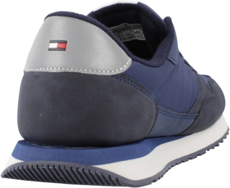 Tommy Hilfiger Flag Bassa Sneakers Blue Heren