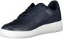 Tommy Hilfiger Retro Basket leren heren sneakers Blauw Uitneembare zool - Thumbnail 15