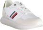 Tommy Hilfiger Sportieve Vetersneakers Wit Geborduurd Logo White Dames - Thumbnail 5