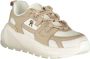 Tommy Hilfiger Sportieve witte vetersneakers met contrastdetails Beige Dames - Thumbnail 4