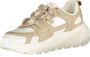 Tommy Hilfiger Sportieve witte vetersneakers met contrastdetails Beige Dames - Thumbnail 5