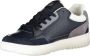 Tommy Hilfiger Lage leren en PU leren sneakers Blue Heren - Thumbnail 3