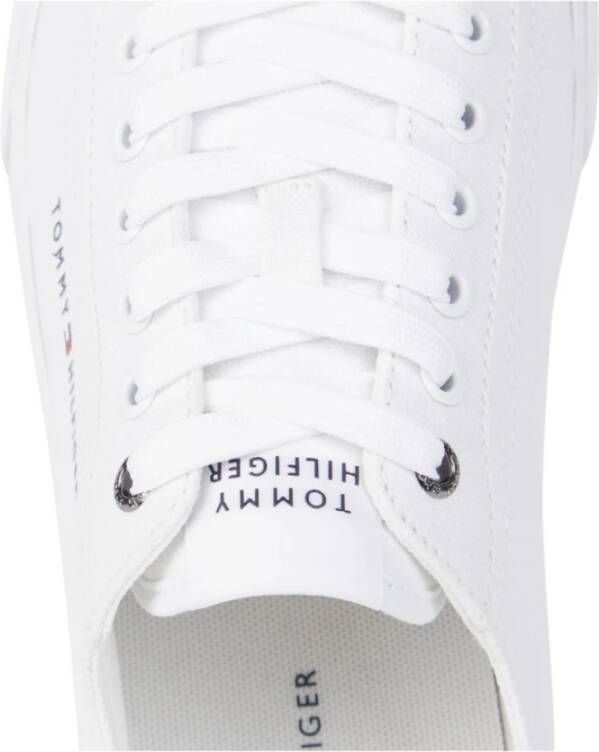 Tommy Hilfiger Sneakers CORPORATE VULC CANVAS met strepen aan de hiel vrijetijdsschoen halfhoge schoen veterschoen - Foto 4