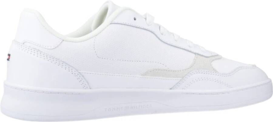 Tommy Hilfiger Retro Court Cupsole Leren Sneakers Blue Heren