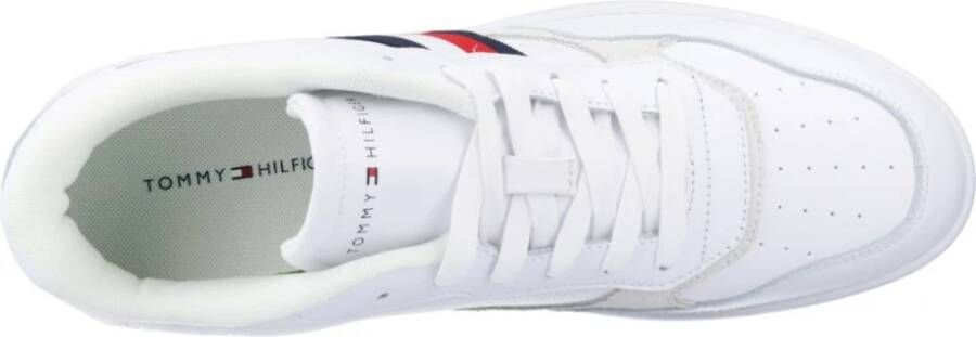 Tommy Hilfiger Retro Court Cupsole Leren Sneakers Blue Heren