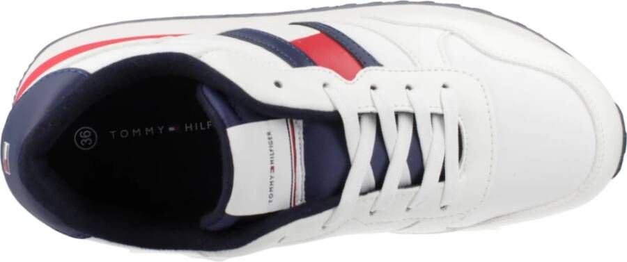Tommy Hilfiger Flag Bassa Sneakers White Heren