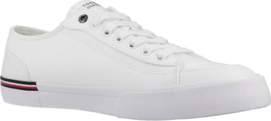 Tommy Hilfiger Canvas Sneakers White Heren