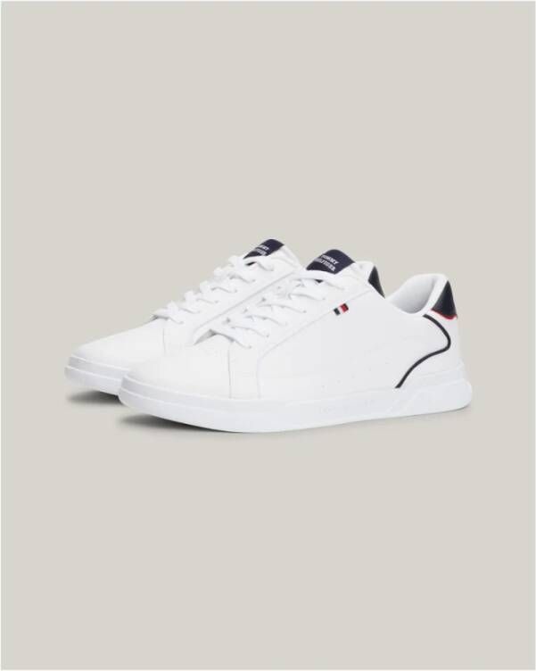 Tommy Hilfiger Leren Sneakers Blue Heren