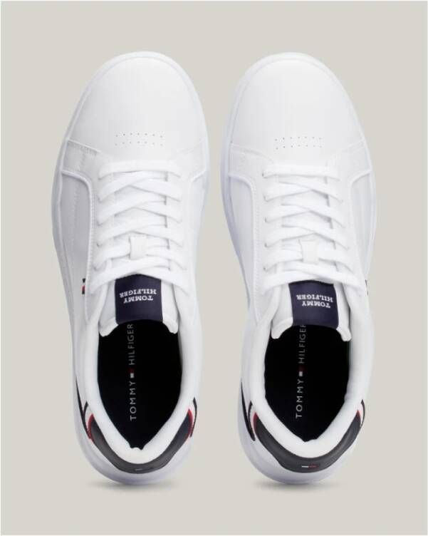 Tommy Hilfiger Leren Sneakers Blue Heren