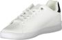 Tommy Hilfiger Witte Sports Sneaker met Logo Detail White - Thumbnail 8