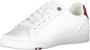 Tommy Hilfiger Witte polyester sneaker - Thumbnail 6