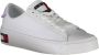 Tommy Hilfiger Witte Polyester Sneaker White Dames - Thumbnail 3