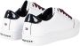 Tommy Hilfiger Vetersneakers met ronde neus en merkdetails White Dames - Thumbnail 7