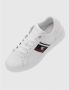 Tommy Hilfiger Witte Leren Sneakers Stijlvol Comfortabel - Thumbnail 7