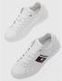 Tommy Hilfiger Witte Leren Sneakers Stijlvol Comfortabel - Thumbnail 8