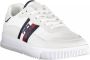 Tommy Hilfiger Witte Sneakers met Contrasterende Details White Heren - Thumbnail 3