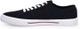 Tommy Jeans Blauwe Canvas Sneakers Core Corporate Black Dames - Thumbnail 14