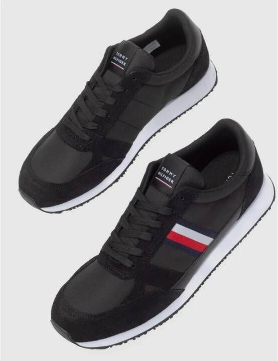 Tommy Hilfiger Slip-on sneakers MODERN RUNNER KNIT STRIPES ESS Veterschoen vrijetijdsschoen slipper met zijstrepen - Foto 6