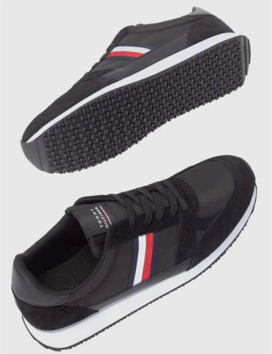 Tommy Hilfiger Slip-on sneakers MODERN RUNNER KNIT STRIPES ESS Veterschoen vrijetijdsschoen slipper met zijstrepen - Foto 7