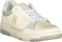 Tommy Hilfiger Sportieve Beige Vetersneakers met Contrastdetails en Logoprint Beige Heren - Thumbnail 9