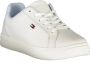 Tommy Hilfiger Witte polyester sneakers met veters contrastdetails logo White Dames - Thumbnail 4