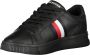 Tommy Hilfiger Zwarte Polyester Sneaker met Contrasterende Details Black Heren - Thumbnail 5