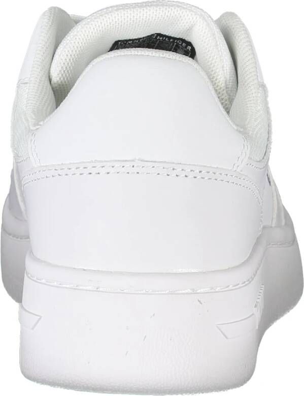 Tommy Hilfiger Sportieve Vetersneakers Wit Logo White Dames