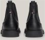 Tommy Hilfiger Zwarte Chelsea Enkellaarzen voor Mannen Black Heren - Thumbnail 7