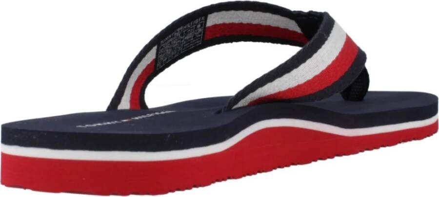 Tommy Hilfiger Strand Sandaal Flip Flops Blue Dames