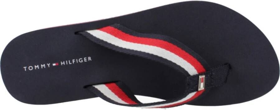 Tommy Hilfiger Strand Sandaal Flip Flops Blue Dames