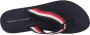 Tommy Hilfiger Strand Sandaal Flip Flops Blue Dames - Thumbnail 13
