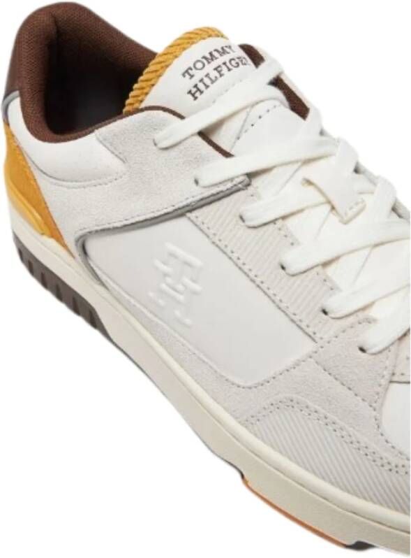Tommy Hilfiger Street Basket Leren Sneakers Multicolor Heren